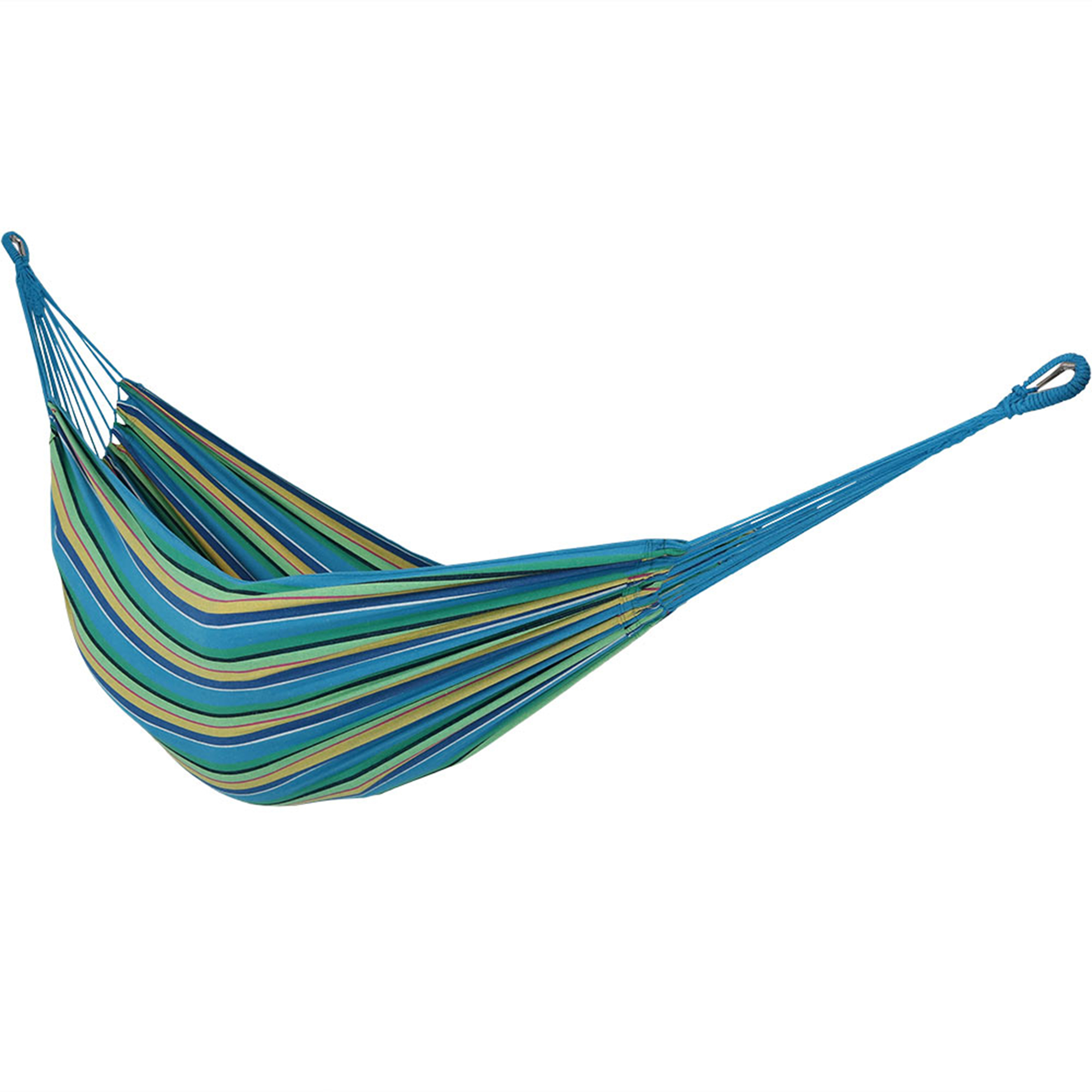 Sunnydaze Decor, Brazilian Double Portable Hammock - Sea Grass, Color Green, Capacity 450 lb, Material Cotton, Model# DH-Sea Grass